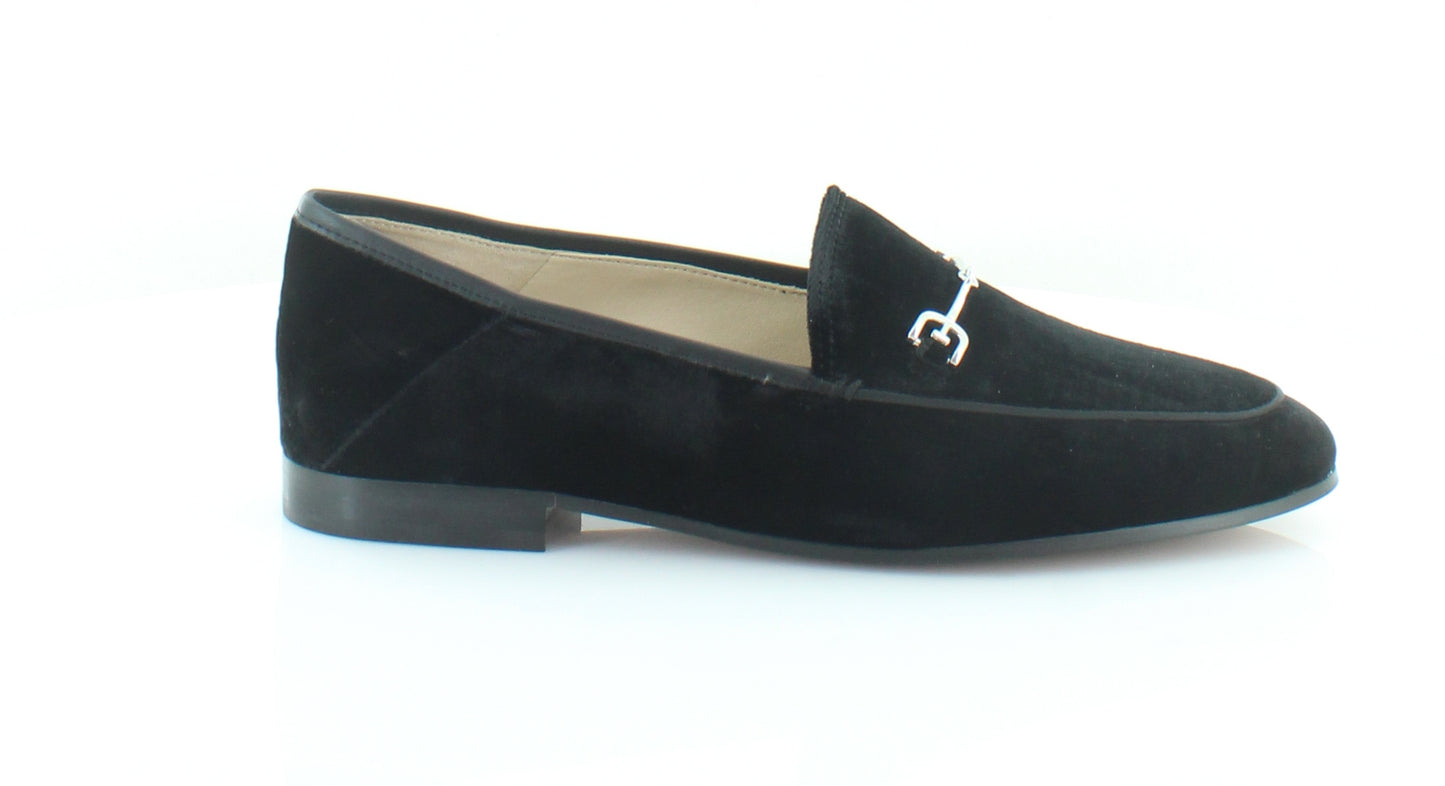 Mocassim feminino Sam Edelman Loraine Apron Toe, preto, tamanho 10 M