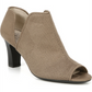 Life Stride Coana Open Toe Bootie Feminino Marrom Tamanho 9
