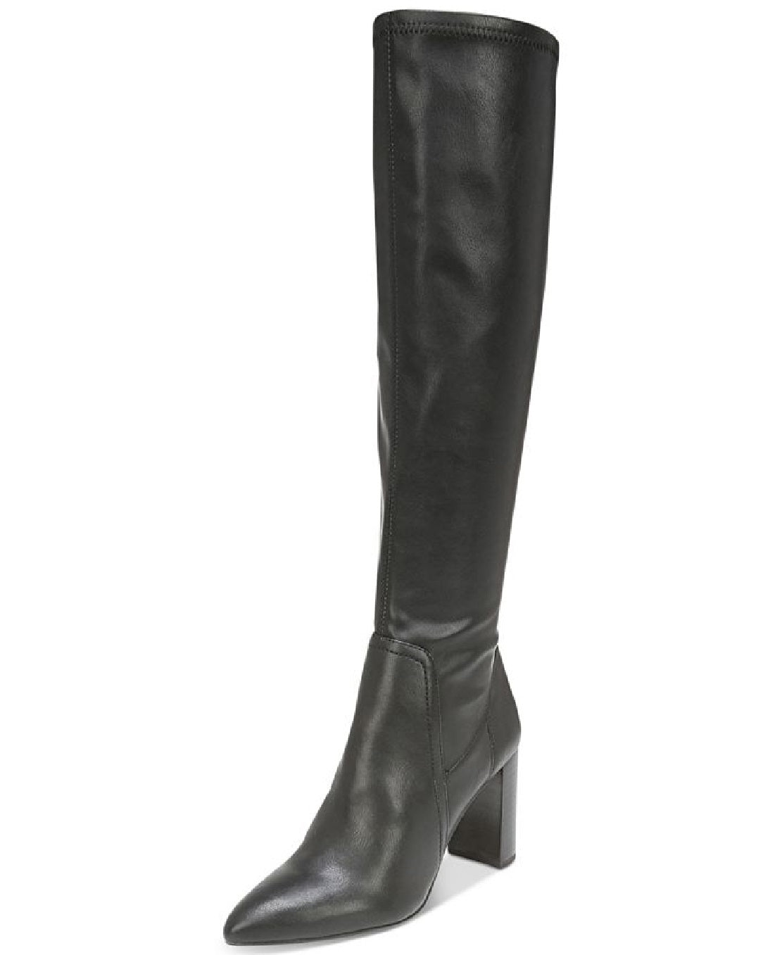 Franco Sarto Kolette feminino bico fino até o joelho, moda preta, tamanho 11 M