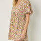 Entro - Floral Puff Sleeve Dress