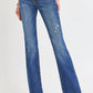 Risen - Mid-Rise Flare Long Jeans