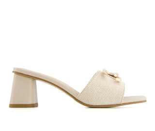 Andrea - Sandálias de Salto Feminino Slip On