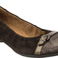 Sapatilha de balé com fivela Gabor feminina marrom tamanho 7 B(M) EUA
