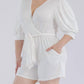 Karen T Design - Tie-up Detailed Romper