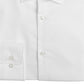 Camisa social masculina Hugo Boss Slim Fit de algodão liso, branca, tamanho 15