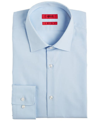 Hugo Boss Men's Slim Fit Dress Shirt Blue Size M