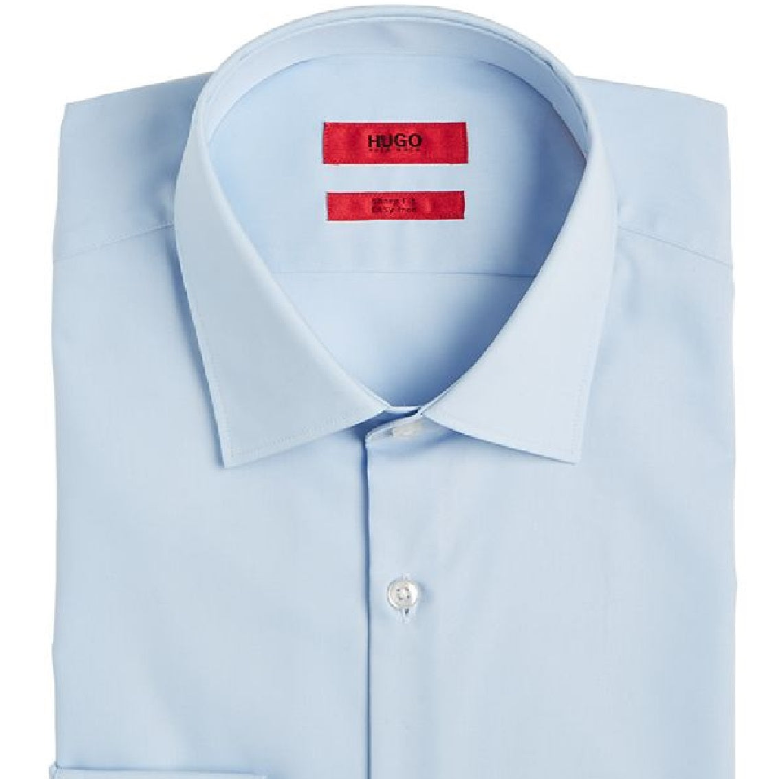 Camisa social masculina Hugo Boss Slim Fit azul tamanho M