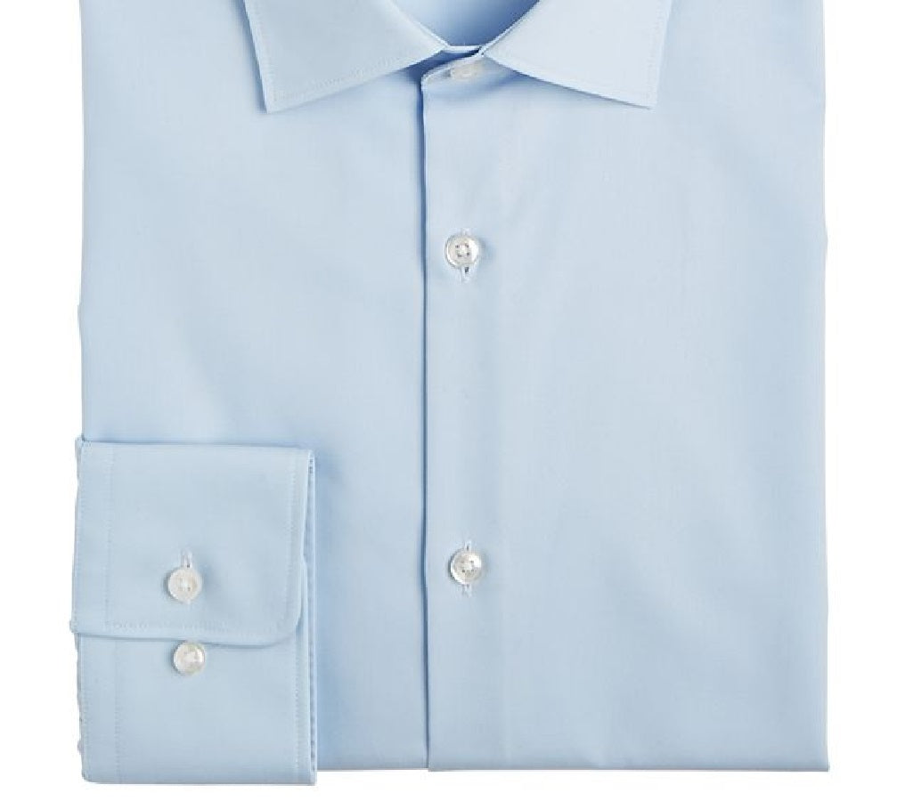 Camisa social masculina Hugo Boss Slim Fit azul tamanho M