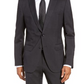 Terno BOSS Genius Trim Fit Solid Wool em cinza escuro, tamanho 40 curto