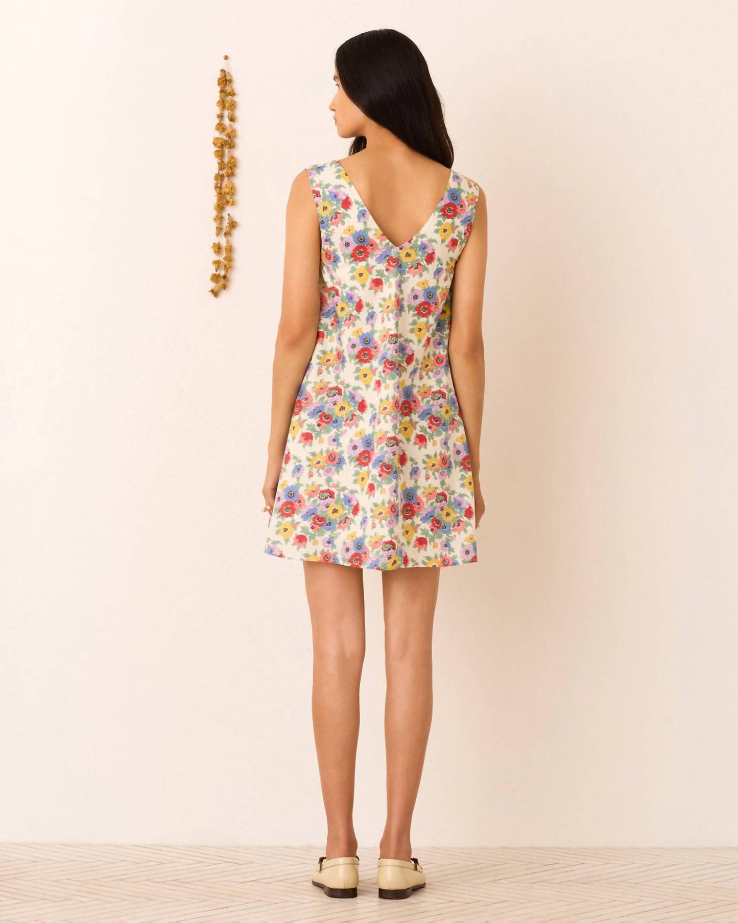 Alix Of Bohemia - Soleil Wildflower Linen Mini Dress
