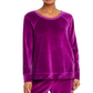 Moletom Wilt Velour Raglan Rosa