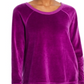 Moletom Wilt Velour Raglan Rosa