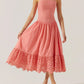 Astr - Eyelet Midi Dress