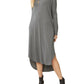 Entro - Ribbed Pocket Midi Dress