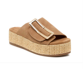 Kelsi Dagger - Sandálias plataforma Dover Bison Suede