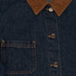 8Apart - Junior Women's Catherine Contrast Collar Denim Jacket