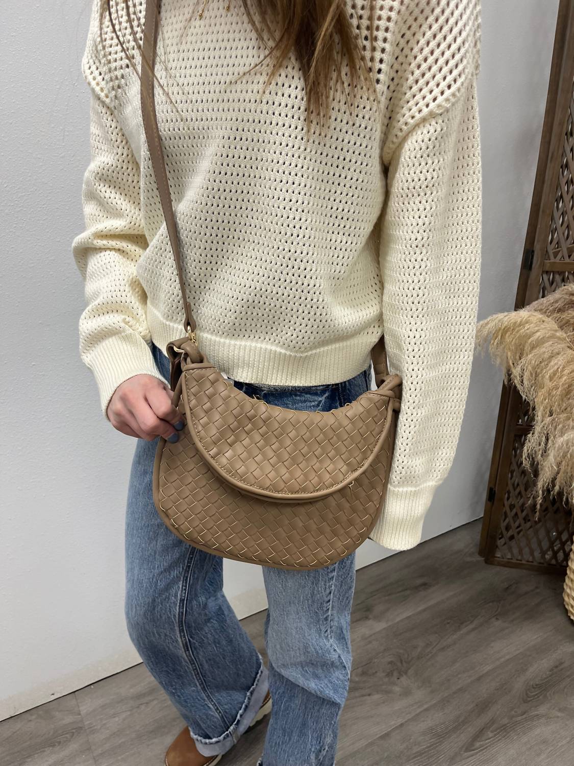 Jen & Co. - Kaylor Woven Crossbody W/ Pouch