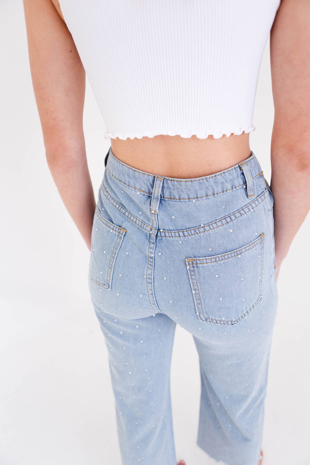 Wildflower - Women's Denim High Rise Pant