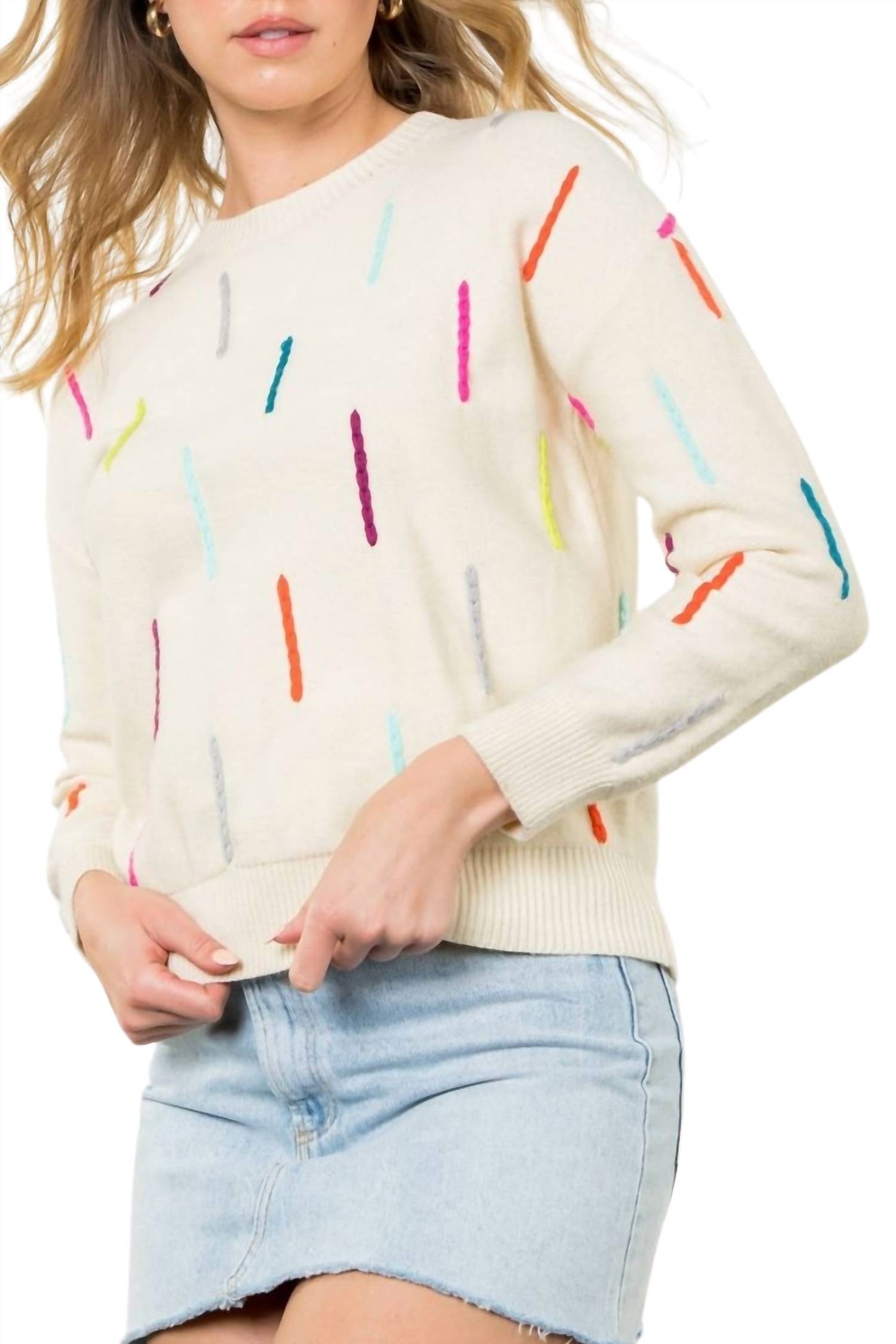 Thml - Knitted detail sweater