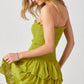 Current Air - Smocked Ruffle Mini Dress