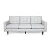 Jenny - Contemporary Tufted Fabric 3 Seater Sofa