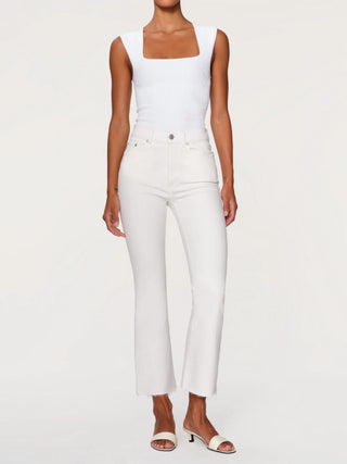 Dl1961 - Calça feminina Bridget de cintura alta com corte bootcut
