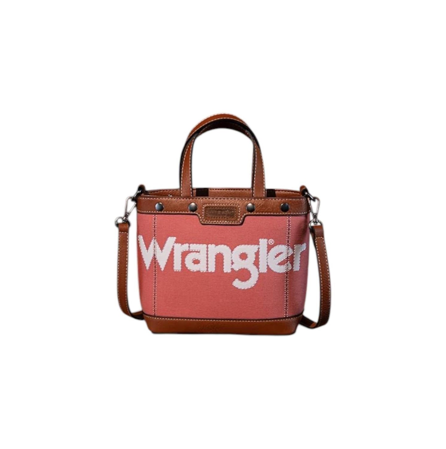 Montana West - Women's Wrangler Canvas Stitch Crossbody Tote