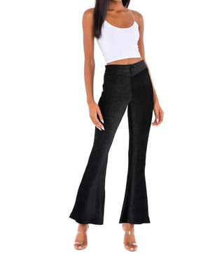 Free People - CALÇA FLARE DE VELUDO TÃO CHARMOSA
