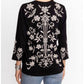 Johnny Was - TALITHIA 3/4 SLEEVE CREW NECK TEE