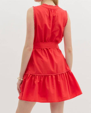 Entro - Rosie Scallop Trim Dress