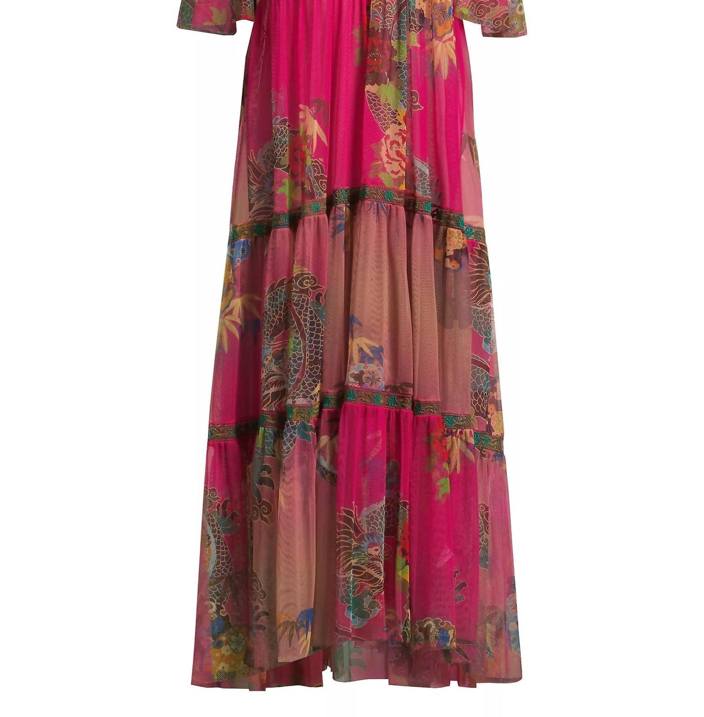Johnny Was - Mazzy Tiered Dress With Slip