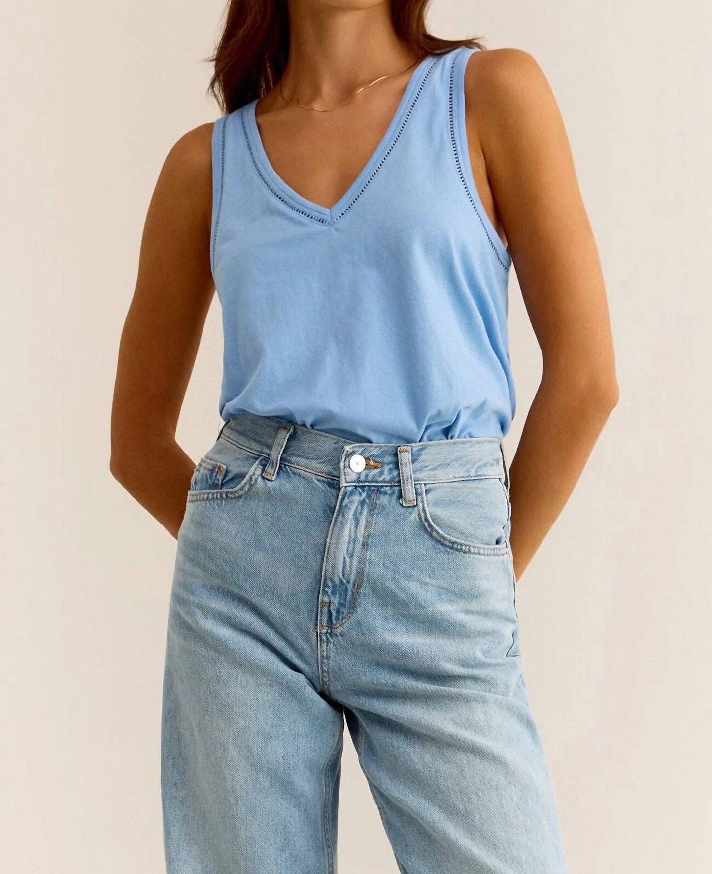 Z Supply - Vagabond Lace Trim Tank