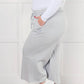Zenana - Wide Leg Mineral Wash Cropped Pants