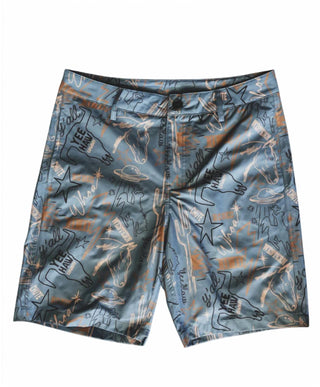 2Flyco - Men's Knarly Cowboys Swim Trunks / Shorts