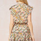 Entro - Floral Smocked Tiered Dress