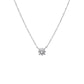 Allyanna Gifts - Women's Prong Round Moissanite Necklace