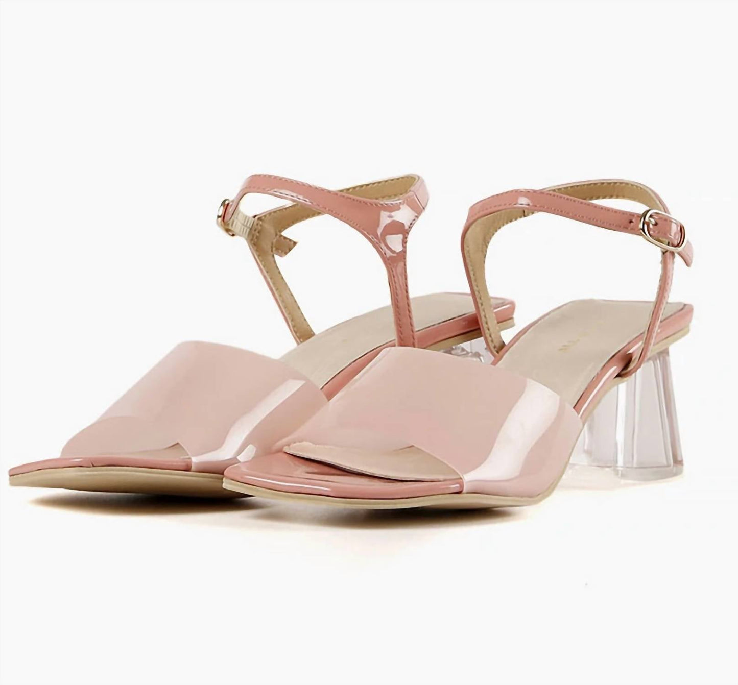 All Black - Women Ms Glamour acrylic heel