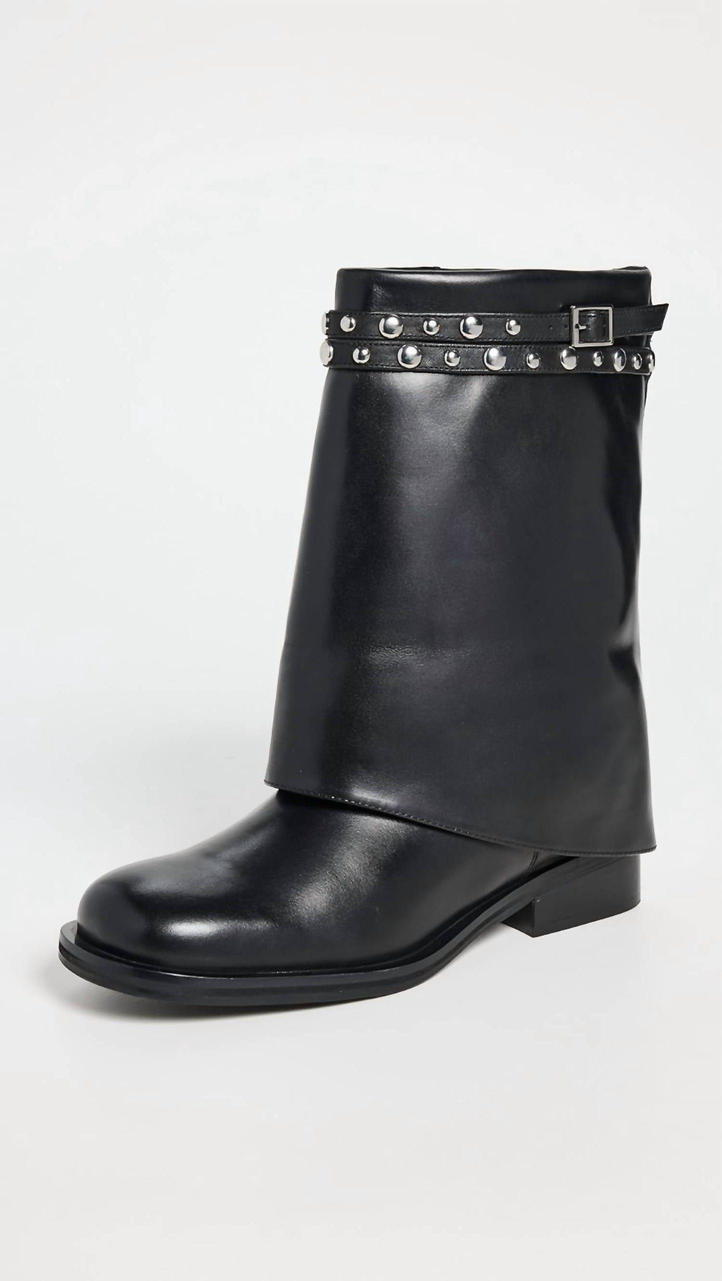 Free People - Women's Scorpio Studded Foldover Boot