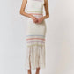 Lalavon - Striped Knit Maxi Dress