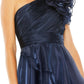 Mac Duggal - One Shoulder Ruffle Hi-lo Gown