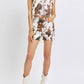 Judy Blue - High Waist Cow Print Shorts