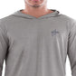 Guy Harvey Core Performance Hoodie Masculino Cinza Tamanho Grande