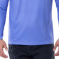 Camiseta masculina Guy Harvey Moisture Wicking UPF 50 com estampa de logotipo e manga comprida, azul, tamanho grande