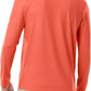 Camiseta masculina Guy Harvey Moisture Wicking UPF 50 com logo e absorção de umidade, laranja, tamanho médio