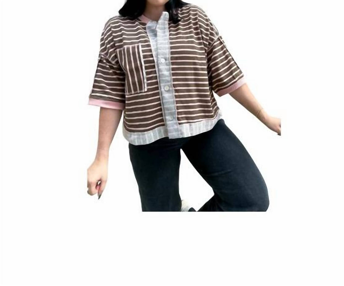 Anniewear - Striped Terry Top