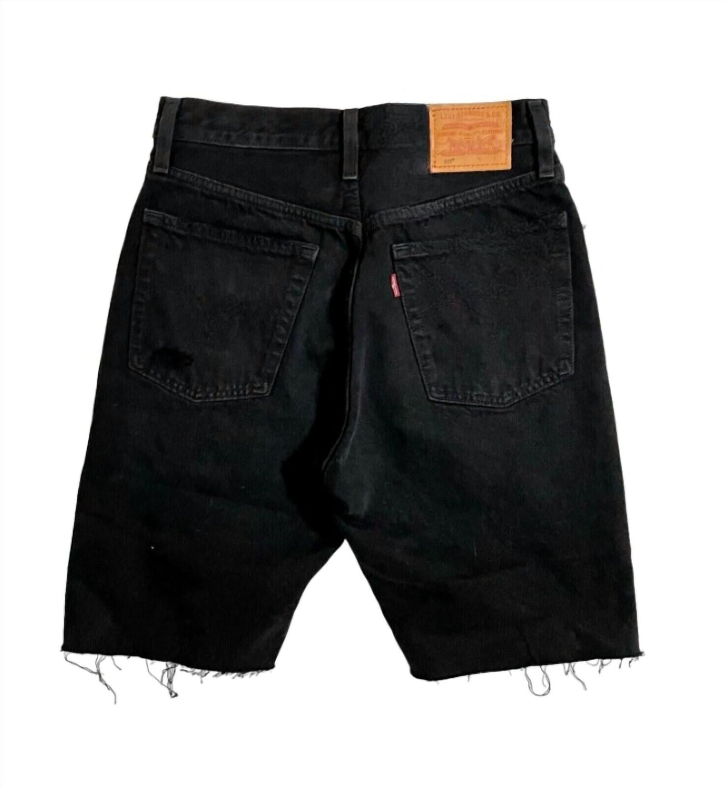 Levi'S - 501 Slouch Ripped Black Button Fly Jeans