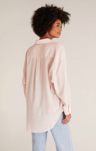 Z Supply - Blusa Lalo Gaze com botões