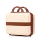 14'/20' 2-Piece ABS Spinner Wheel Luggage Set (Beige)