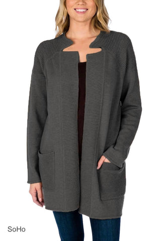 Alashan Cashmere - Cardigan Otomano com Canelado