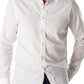 Camisa Oxford Slim Fit Masculina Eton Soft Casual Line Branca Tamanho 16,5